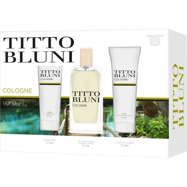 Set para hombre Uomo Colonia-A. Shave-Gel TITTO BLUNI, pack 1 ud - 1 ud - Imagen del producto en Findit