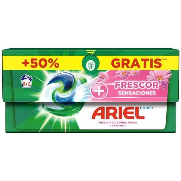 Detergente en capsulas sensitive ARIEL, caja 27dosis - 1 ud - Imagen del producto en Findit