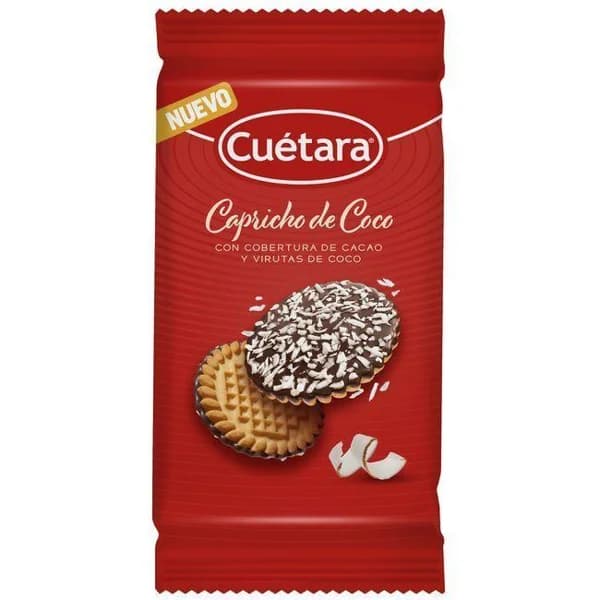 Galleta capricho de coco CUÉTARA, paquete 160 g - 1 ud - Imagen del producto en Findit
