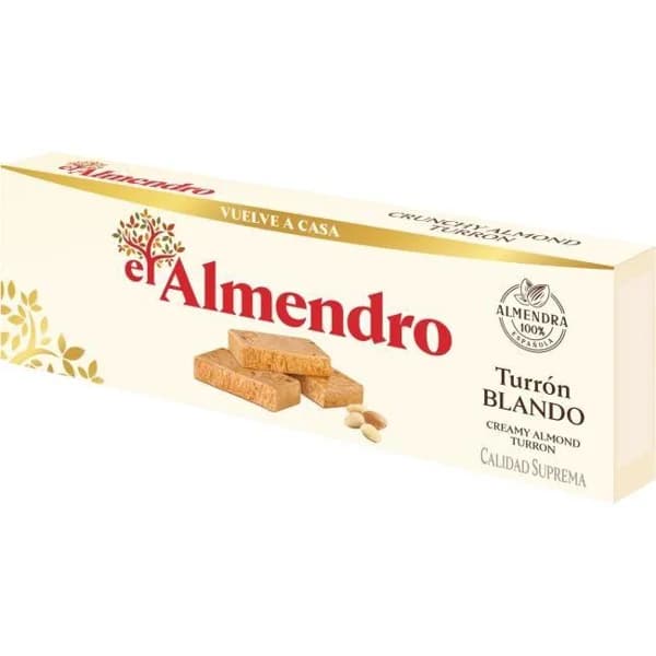 Turrón blando EL ALMENDRO, caja 125 g - 1 ud - Imagen del producto en Findit