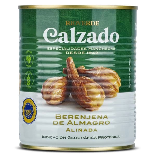 Berenjena de almagro aliñada Calzado lata 420 g - 0.42 kg - Imagen del producto en Findit