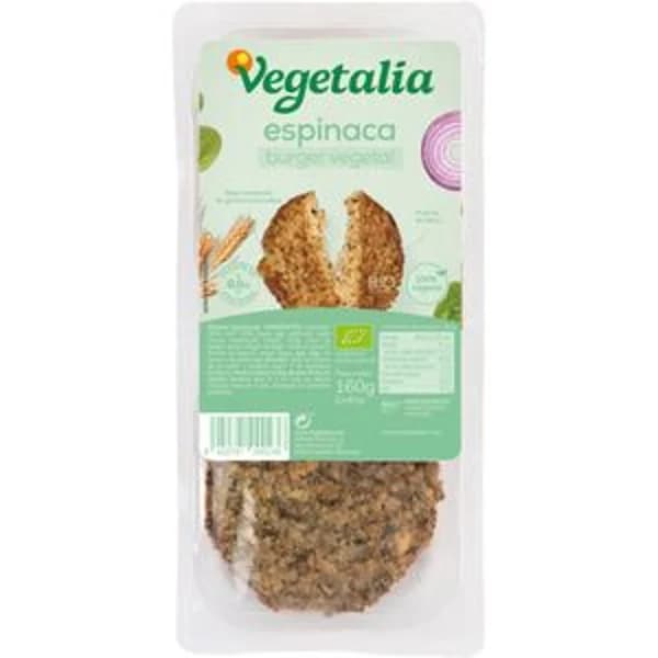 Vegeburger de tofu y espinacas 160 g - 0.16 kg - Imagen del producto en Findit
