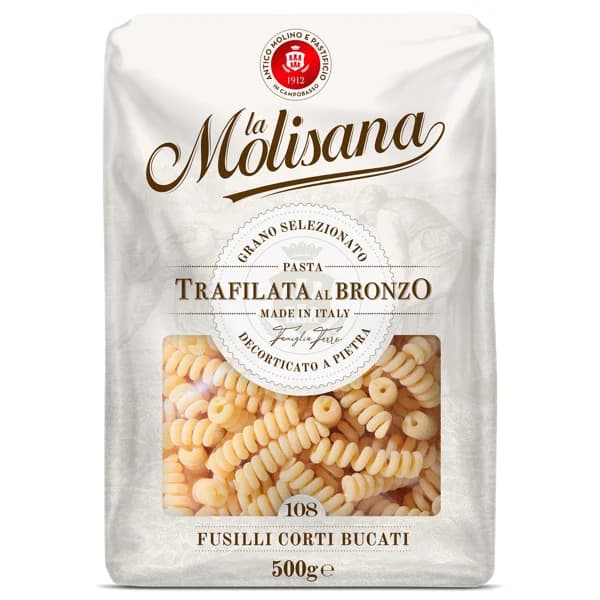 Fusilli corti bucati nº 108 La molisana bolsa 500 g - 0.5 kg - Imagen del producto en Findit