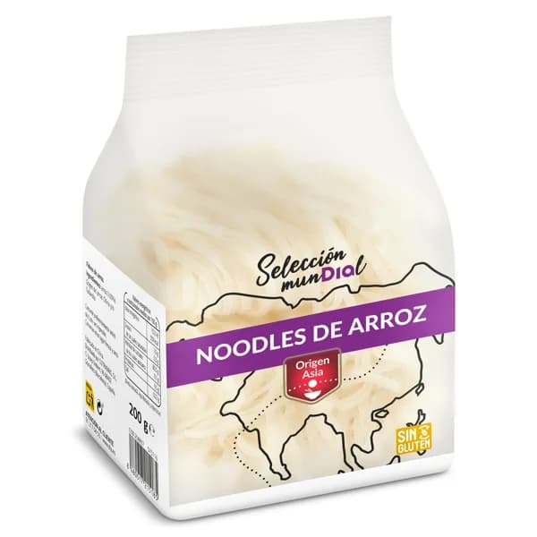Noodles de arroz Selección Mundial de Dia bolsa 200 g - 0.2 kg - Imagen del producto en Findit