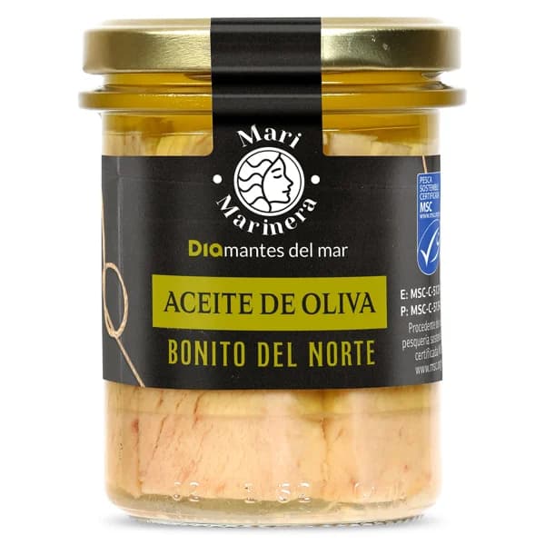 Bonito del Norte MSC en aceite de oliva Mari Marinera de Dia frasco 140 g - 0.14 kg - Imagen del producto en Findit