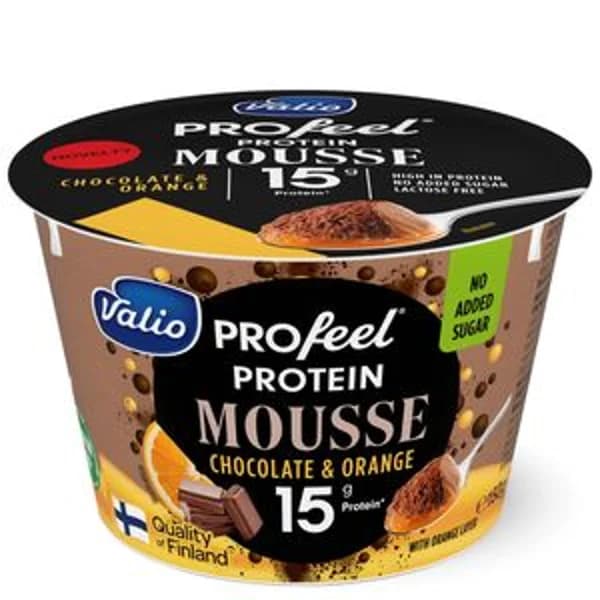 Mousse de chocolate y naranja con proteina 150 g - 0.15 kg - Imagen del producto en Findit