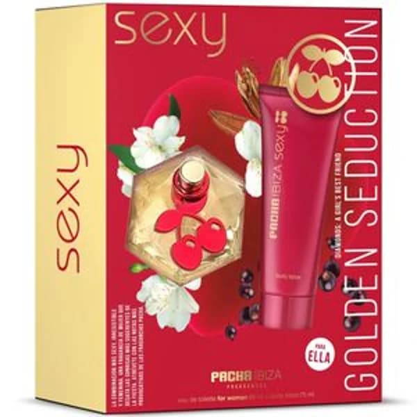 Estuche colonia Pacha Sexy 80 ml+body lotion 75 ml - 1 ud - Imagen del producto en Findit