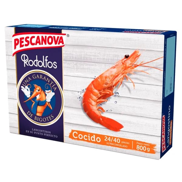 Langostino Cocido Congelado 800G - 0.8 kg - Imagen del producto en Findit