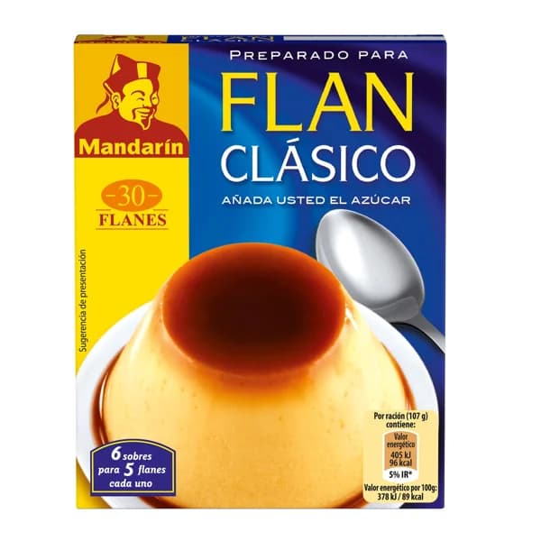 Preparado en Polvo para Flan Clásico 6 x 5G - 0.03 kg - Imagen del producto en Findit