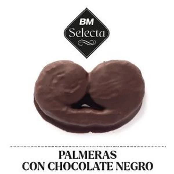Palmeras con chocolate negro 180 g - 0.18 kg - Imagen del producto en Findit
