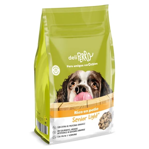Alimento para perros senior light con pollo Deliperro de Dia bolsa 3 Kg - 3.01 kg - Imagen del producto en Findit