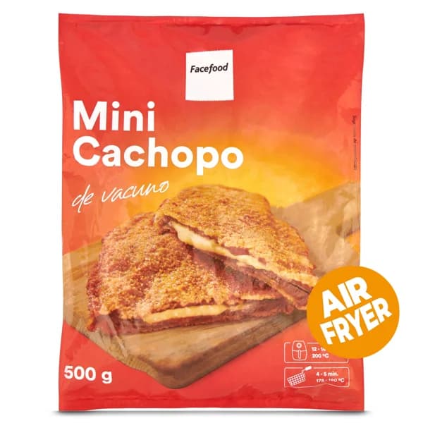 Mini cachopo de vacuno Facefood bolsa 500 g - 1 ud - Imagen del producto en Findit