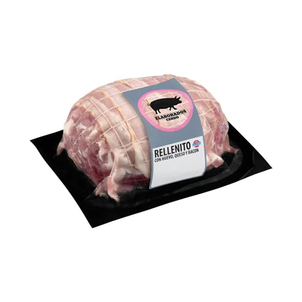 Rellenito de cerdo con huevo  queso y bacon - 1 ud - Imagen del producto en Findit