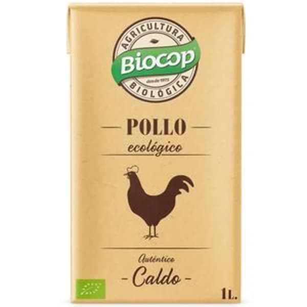 Caldo de pollo ecológico 1 l - 0.75 ud - Imagen del producto en Findit