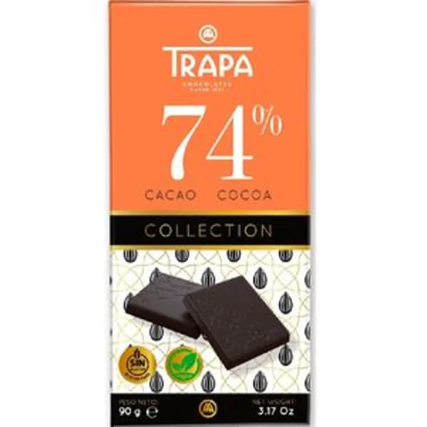Chocolate negro 74% 90 g - 0.09 kg - Imagen del producto en Findit