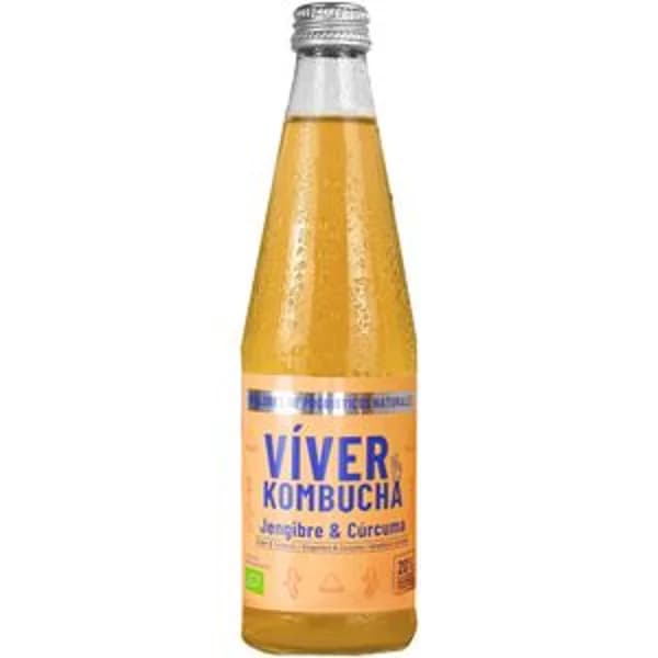 Kombucha jenjibre y cúrcuma 330 ml - 0.33 l - Imagen del producto en Findit