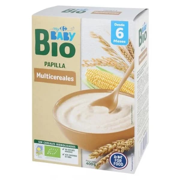 Papilla multicereales desde 6 meses ecológica Carrefour Baby Bio 400 g. - 0.4 kg - Imagen del producto en Findit
