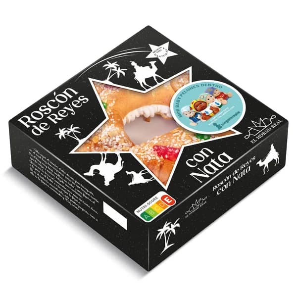 Roscón de Reyes premium con nata El Horno Real Dia caja 550 g - 1 ud - Imagen del producto en Findit