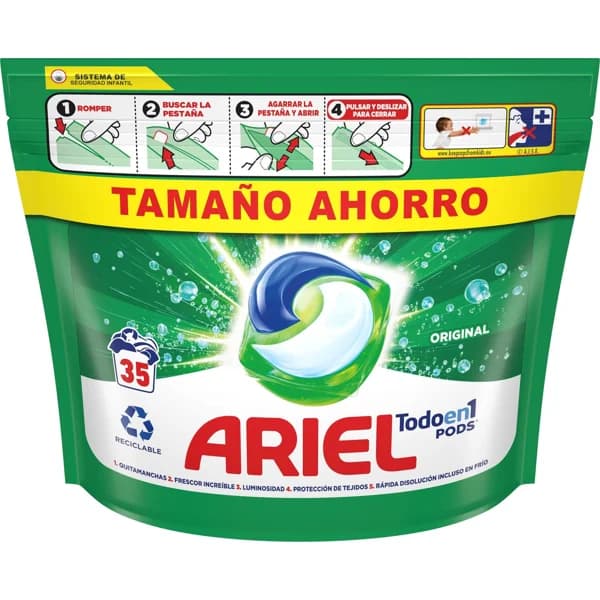 Detergente Original Cápsulas - 34.76 ud - Imagen del producto en Findit