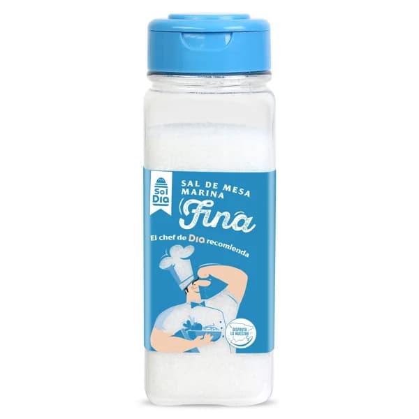 Sal marina de mesa fina Dia bote 250 g - 0.25 kg - Imagen del producto en Findit