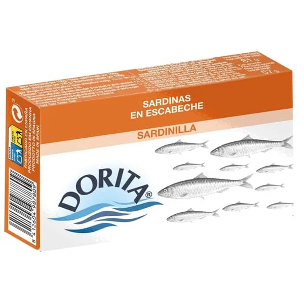 Sardinilla en escabeche DORITA, lata 81 g - 1 ud - Imagen del producto en Findit