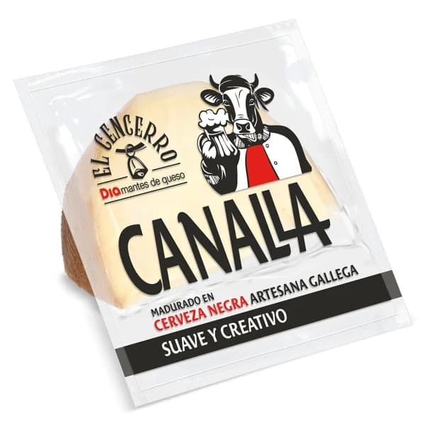 Queso madurado en cerveza negra Canalla El Cencerro de Dia 200 g - 0.2 kg - Imagen del producto en Findit