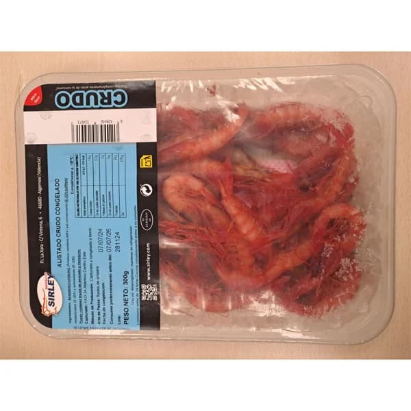 Gamba Alistada Pequeña Congelada - 0.3 kg - Imagen del producto en Findit