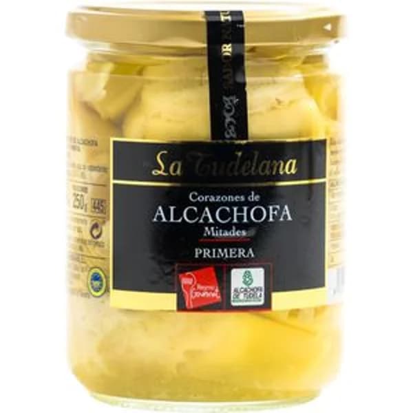 Corazones de alcachofa en mitades 410 g - 0.25 kg - Imagen del producto en Findit