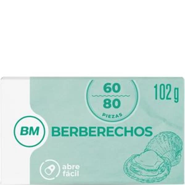 Berberecho 60/80 105 g - 0.06 kg - Imagen del producto en Findit