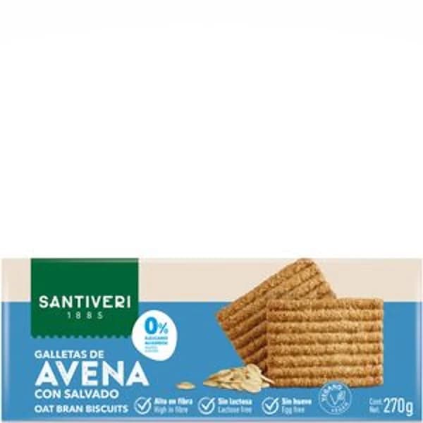 Galleta de avena con salvado 270 g - 0.27 kg - Imagen del producto en Findit