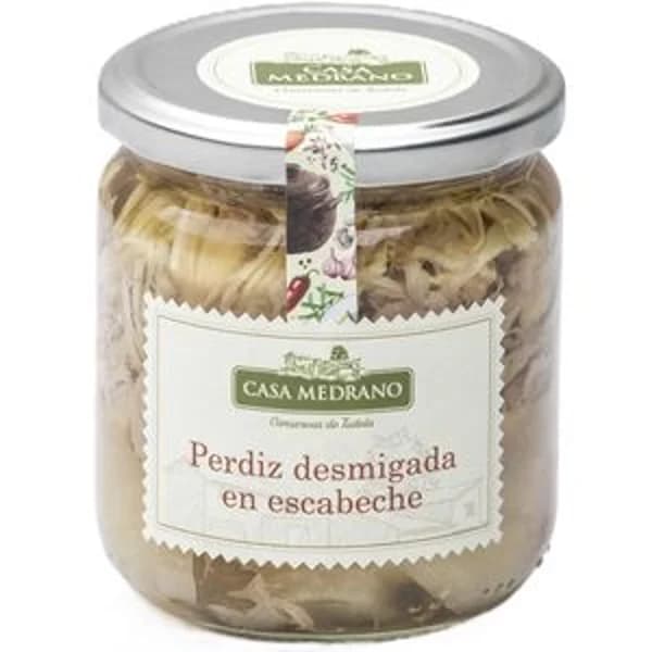 Perdiz desmigada en escabeche 330 g - 0.33 kg - Imagen del producto en Findit
