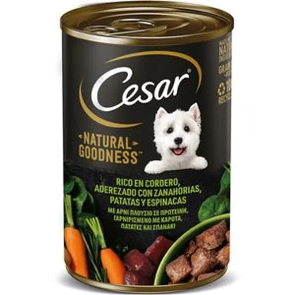 Lata para perros con cordero y verduras 400 g - 0.4 kg - Imagen del producto en Findit