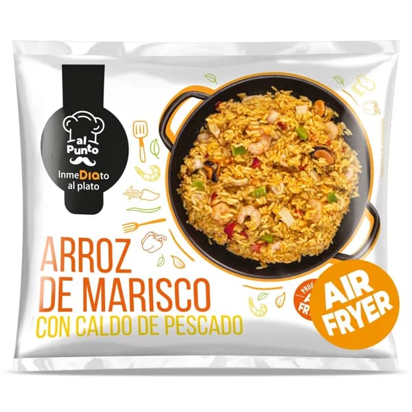 Arroz de marisco con caldo de pescado Al Punto Dia bolsa 330 g - 0.33 kg - Imagen del producto en Findit