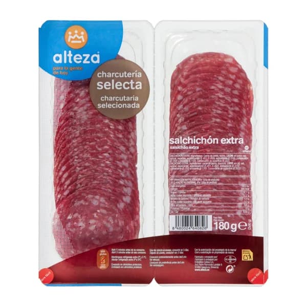 Salchichón Extra 2 x 90G - 0.18 kg - Imagen del producto en Findit
