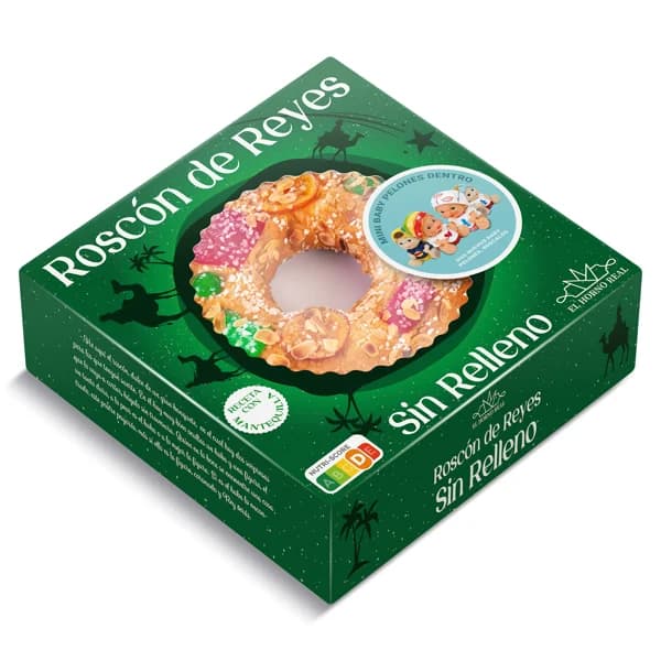 Roscón de Reyes sin relleno El Horno Real Dia caja 400 g - 1 ud - Imagen del producto en Findit