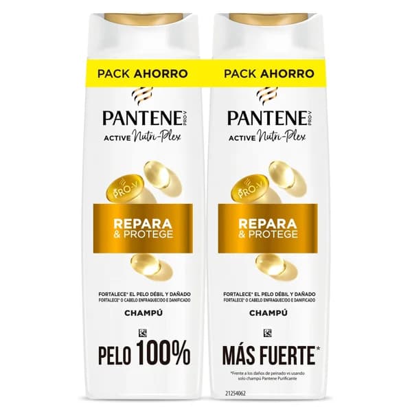 Champú repara y protege cabello dañado Pantene pack 2 x 325 ml - 0.65 l - Imagen del producto en Findit