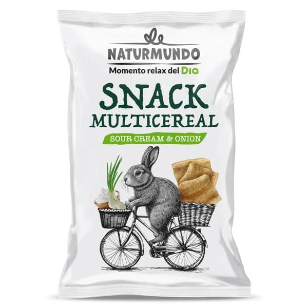Snack multicereal sour cream & onion Naturmundo de Dia bolsa 95 g - 0.1 kg - Imagen del producto en Findit