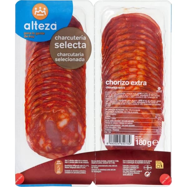 Chorizo Extra P-2 - 0.18 kg - Imagen del producto en Findit