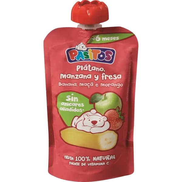 Pouche Plátano Manzana Fresa - 0.12 kg - Imagen del producto en Findit