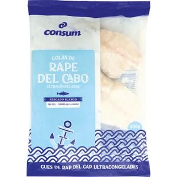 Colas de Rape del Cabo congeladas - 0.6 kg - Imagen del producto en Findit