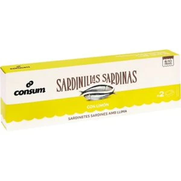 Sardinillas con Limón Pack 2 - 1 ud - Imagen del producto en Findit