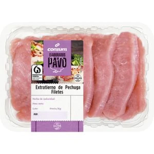 Filetes Pechuga de Pavo Extra Tiernos - 0.52 kg - Imagen del producto en Findit