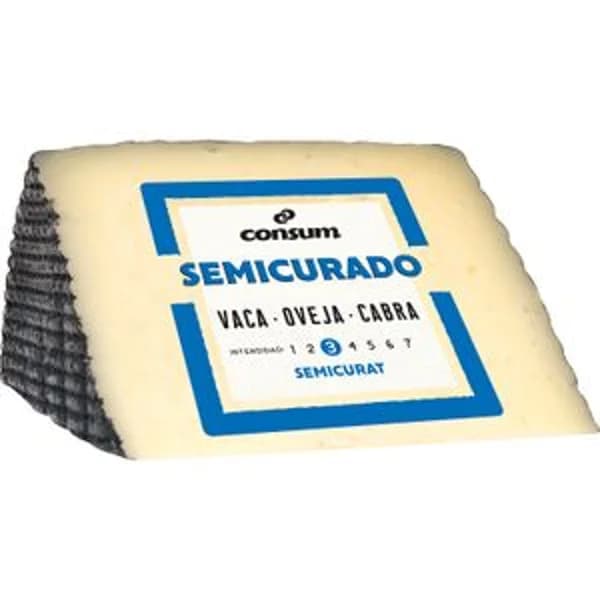 Queso Semicurado Cuña - 0.33 kg - Imagen del producto en Findit