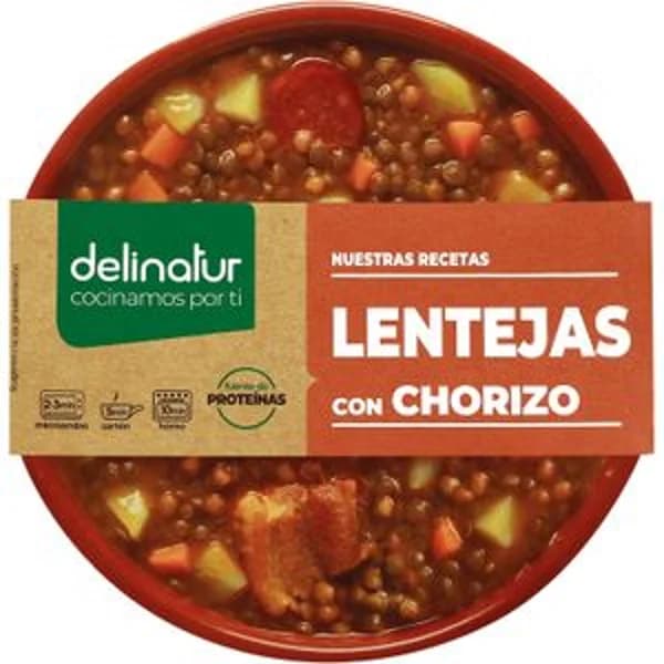 Lentejas con Chorizo - 0.35 kg - Imagen del producto en Findit