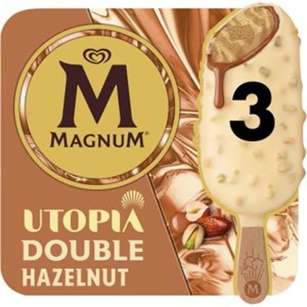 Bombón Magnum Utopia Double Halzenut x3 - 0.25 l - Imagen del producto en Findit