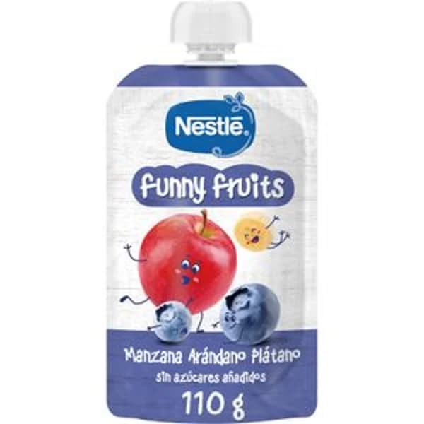 Pouch Funny Fruits Arándanos y Plátano - 0.11 kg - Imagen del producto en Findit