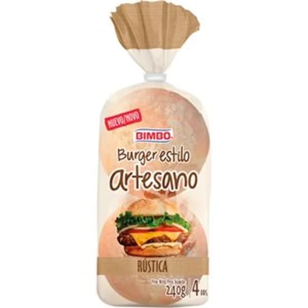 Burger artesano Rústica 4U - 1 ud - Imagen del producto en Findit