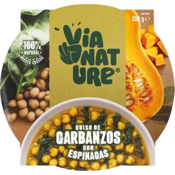 Guiso de Garbanzos con Espinacas - 0.35 kg - Imagen del producto en Findit