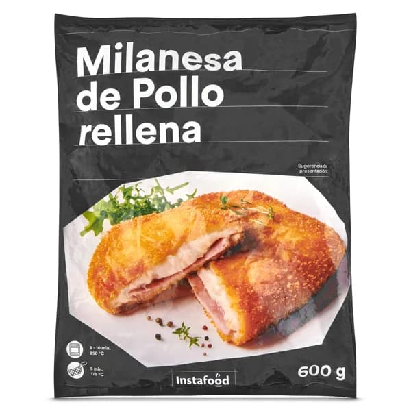 Milanesa de pollo rellena Instafood bolsa 600 g - 1 ud - Imagen del producto en Findit