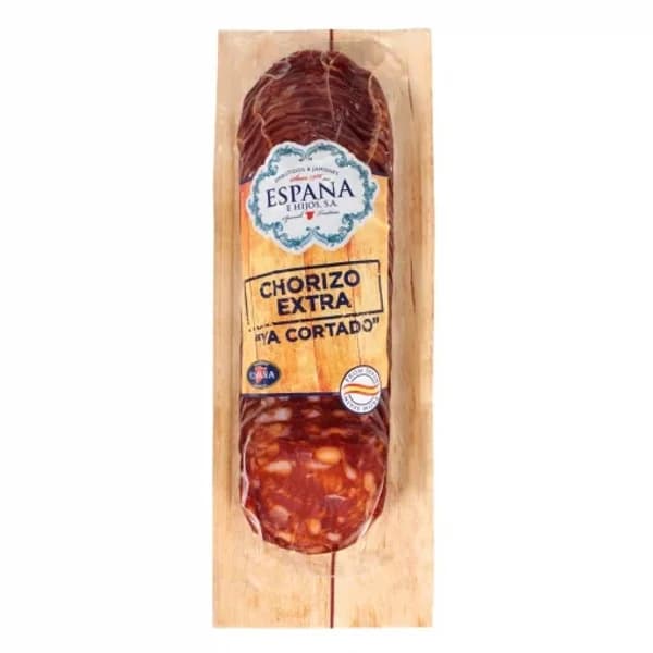 Chorizo extra ya cortado España e Hijos 200 g - 0.18 kg - Imagen del producto en Findit